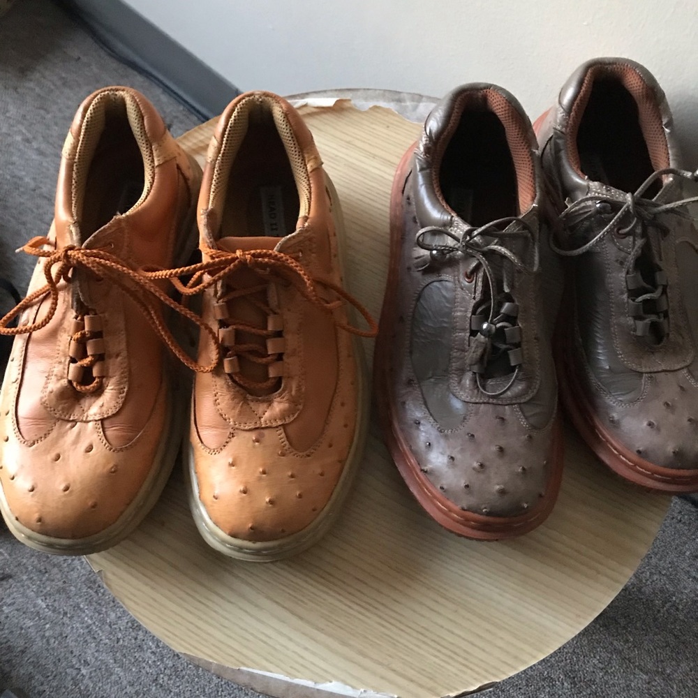 Head II Toe Genuine Ostrich Lace casual shoes